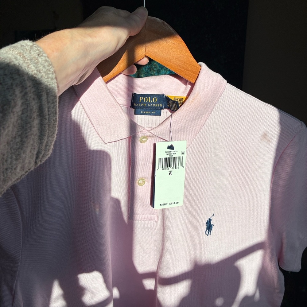 Polo by Ralph Lauren Light Pink Polo Shirt NWT - image 10